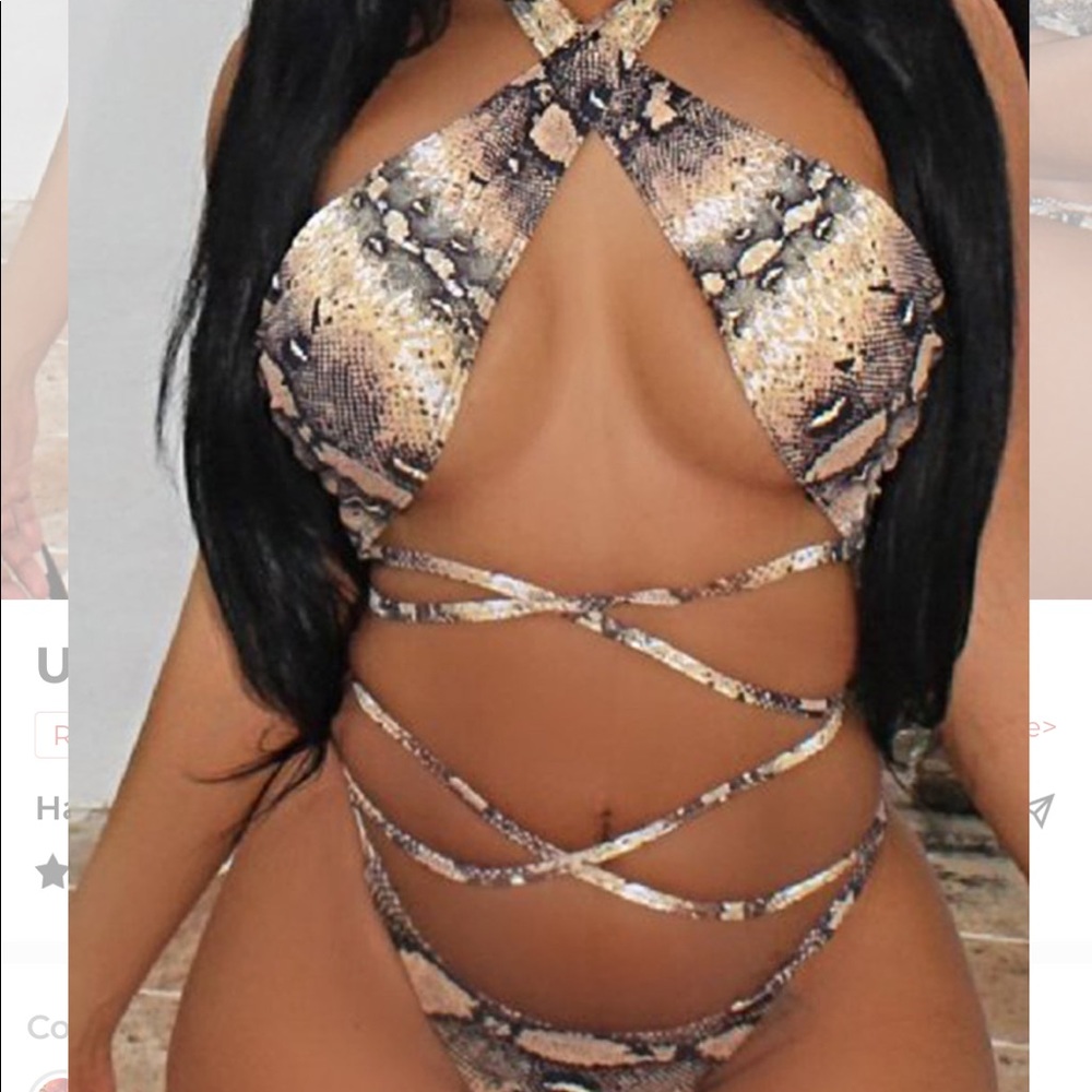 Two piece bathing suit